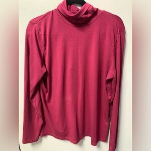 Lands’ End Turtle Neck Long Sleeve Stretchy Top